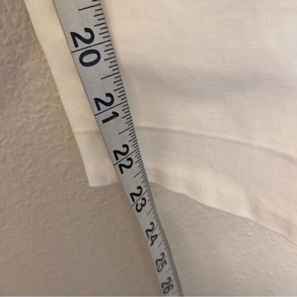 Boden White Chino coastal dress pants trouser slacks cropped mid rise 4R - Picture 13 of 13